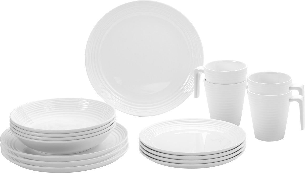 Brunner Spherica Σετ Σκευών Κουζίνας Melamine, Λευκό