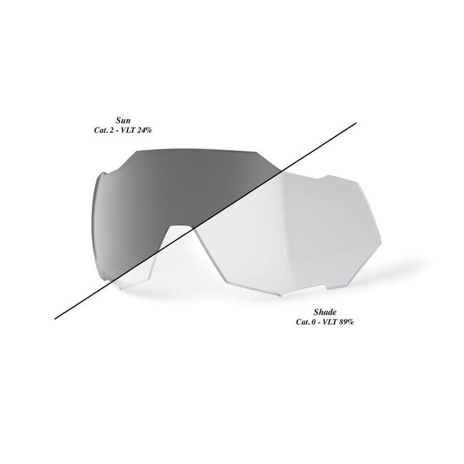 100% SPEEDTRAP Ανταλλακτικός Φακός, Photochromic Clear/Smoke