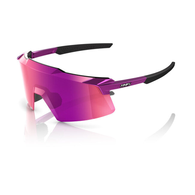 100% Aerocraft Γυαλιά Ηλίου, Gloss Purple Chrome - Purple Multilayer Mirror