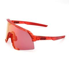 100% S3 LE Γυαλιά Ηλίου, Gloss Translucent Red, Hiper Red Mirror - Peter Sagan