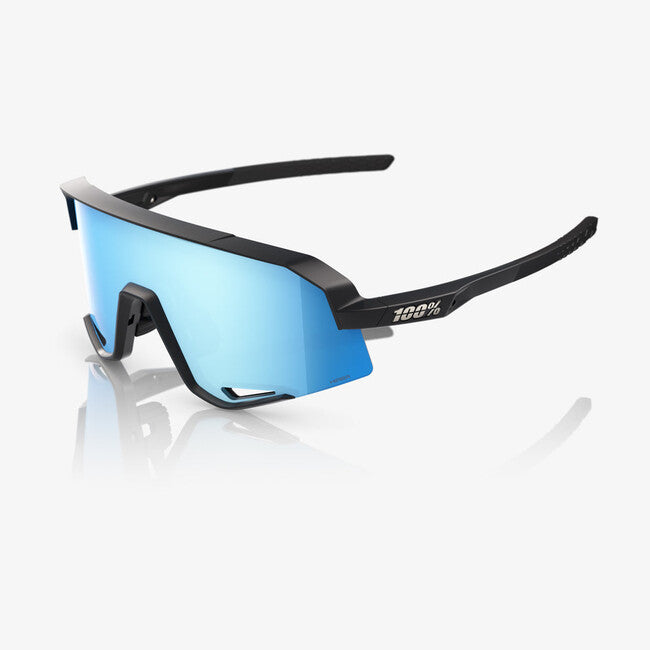 100% Slendale Γυαλιά Ηλίου, Matte Black - HiPER Blue Multilayer Mirror