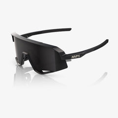 100% Slendale Sunglasses, Matte Black - Smoke Lens