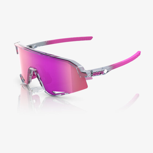 100% Slendale Γυαλιά Ηλίου, Polished Translucent Grey - Purple Multilayer Mirror