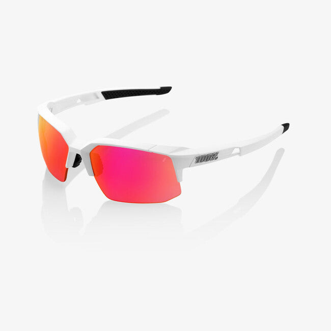 100% Speedcoupe Γυαλιά Ηλίου Soft Tact Off White - Purple Multilayer Mirror Lens
