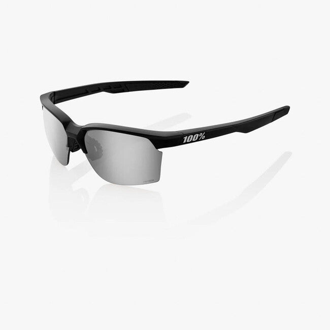 100% Sportcoupe Γυαλιά Ηλίου Matte Black, HiPER Silver Mirror Lens
