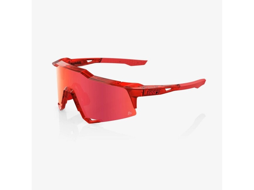 100% Speedcraft LE Γυαλιά Ηλίου Peter Sagan, Gloss Translucent Red - Hiper Red Mirror