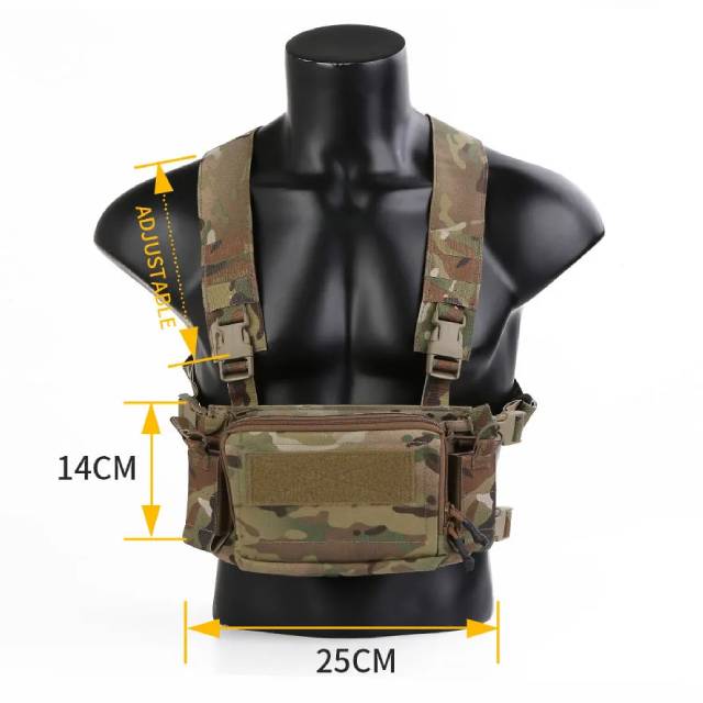 Emersongear D3CR Micro Chest Rig 500D, ranger green