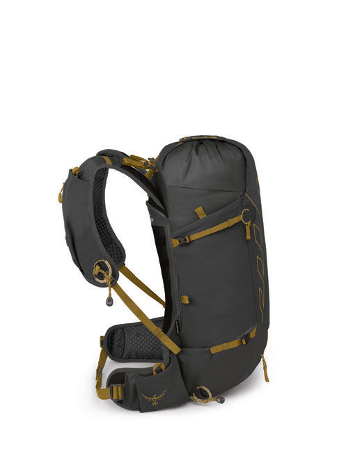 OSPREY TALON VELOCITY 20 σακίδιο πλάτης τουριστικό, σκούρο γκρι/ανοιχτό κίτρινο