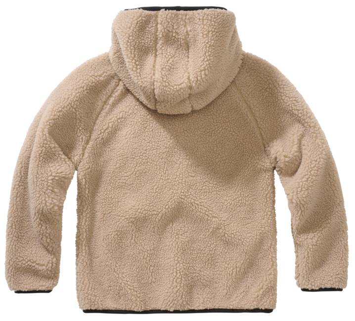 Brandit Τζάκετ Teddyfleece με Κουκούλα Παιδικό, Καμηλό