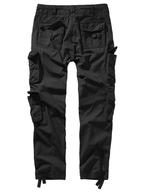 Brandit Pure Slim Fit παντελόνι, μαύρο