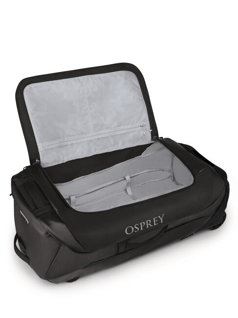 OSPREY Rolling Transporter 120 τσάντα ταξιδίου με ροδάκια, μαύρη