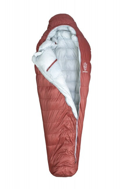 Patizon Dpro 290 Ultraελαφρύ Sleeping Bag, Σκούρο κόκκινο/ασημί, L, Αριστερό