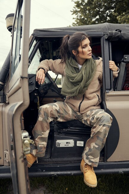 Brandit Teddy Μπουφάν Fleece Γυναικείο, Camel