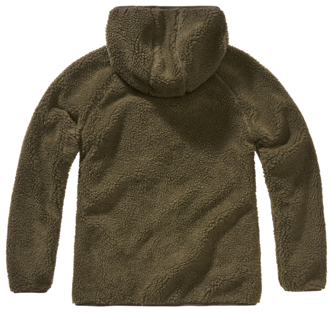 Brandit Teddy Μπουφάν Fleece Γυναικείο, Λαδί