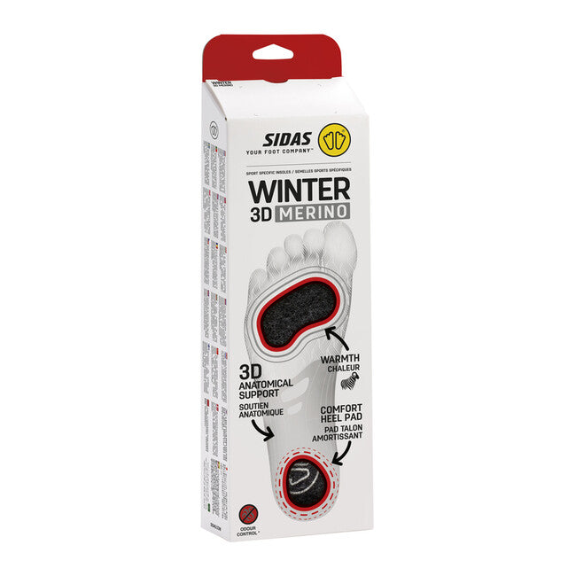 Σίδας Winter 3D Merino ορθοπεδικές πάτοι