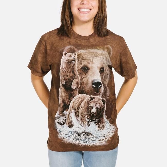 The Mountain Μπλουζάκι 10 Αρκούδες 3D, Unisex