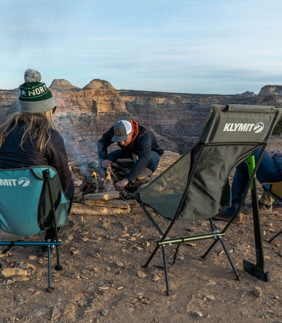 Klymit Ridgeline Κάμπινγκ Καρέκλα Κοντή, Μπλε