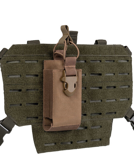 Mil-Tec Θήκη Πομπού με Σύστημα Στερέωσης Velcro, Coyote