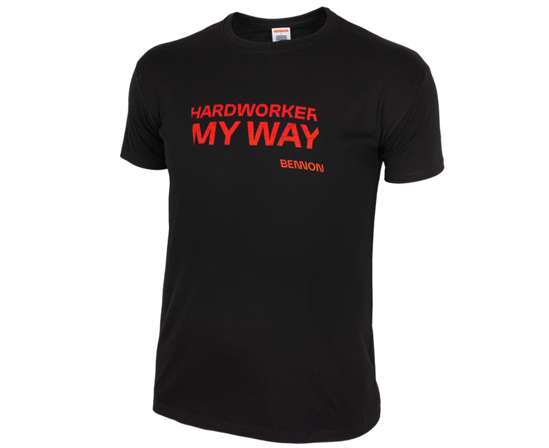 BENNON HARDWORKER μπλουζάκι, μαύρο