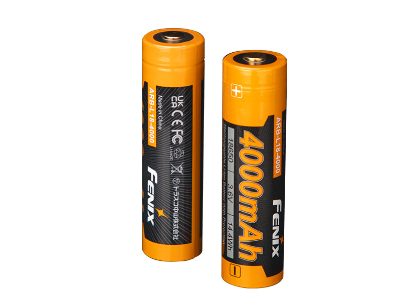 Fenix Μπαταρία Επαναφορτιζόμενη 18650 4000 mAh (Li-Ion)