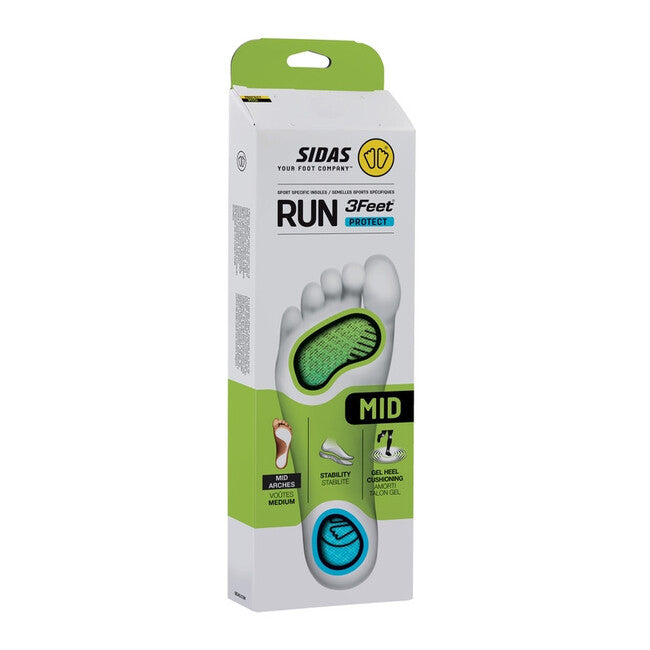 Sidas Run 3Feet Protect Mid ορθοπεδικές σόλες με υποστήριξη