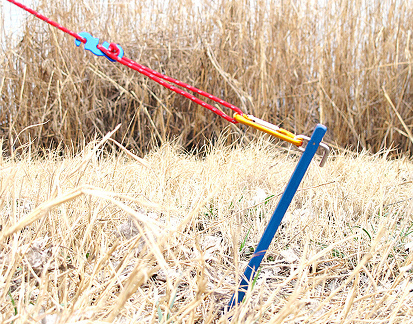 BasicNature Steady Καρφιά Σκηνής 30 cm, Μπλε, 4 Τεμάχια