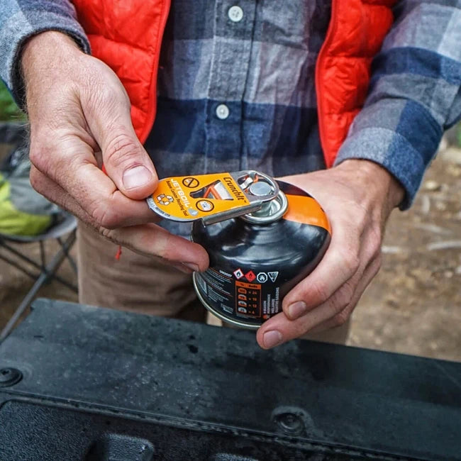 Jetboil CrunchIt™ Fuel Canister Recycling Tool, Εργαλείο Διάτρησης Άδειων Χάρτινων Κιλών