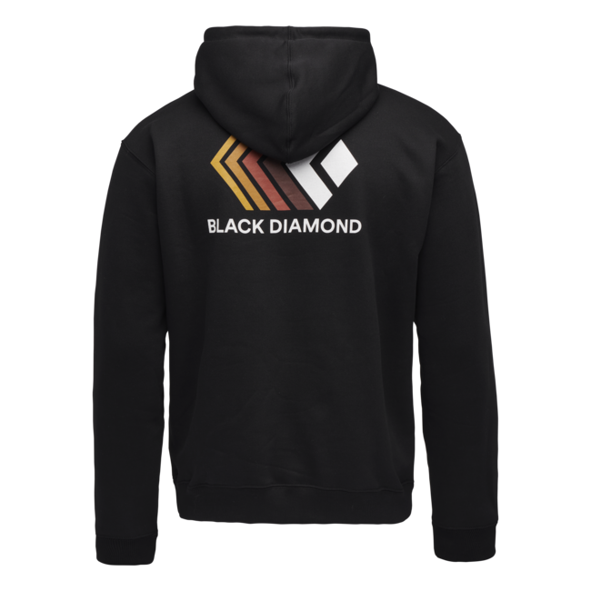 Black Diamond Φούτερ με κουκούλα ανδρικό με φερμουάρ, μαύρο