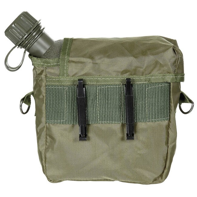 MFH Τετράγωνο Πεδίο Μπουκάλι, περίπου 2L, OD green