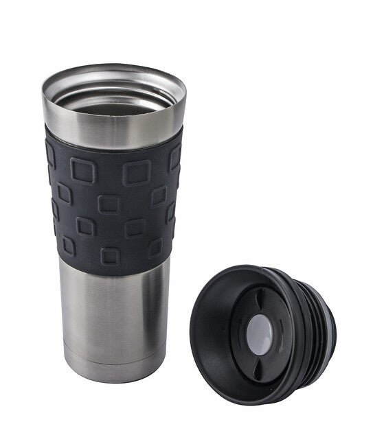 BasicNature Grip Θερμικό Ποτήρι από Ανοξείδωτο Χάλυβα, 0,45 l