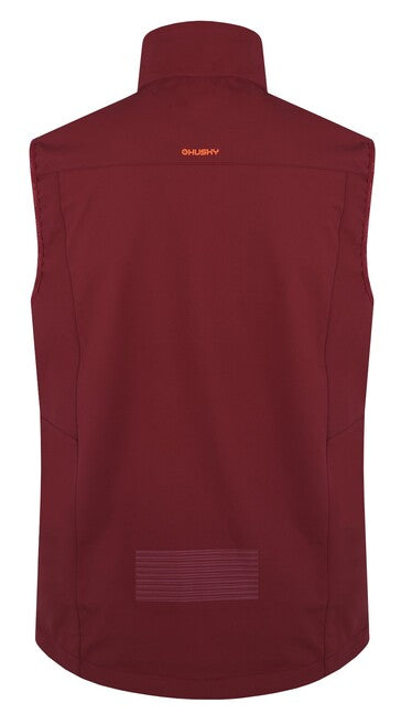 HUSKY Salien moški softshell telovnik M, bordo