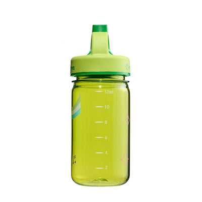 Nalgene Grip-n-Gulp Sustain Παιδικό Μπουκάλι Νερού 0,35 l με Καπάκι, Πράσινο, Musical Lion