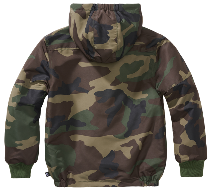 Brandit Frontzip Windbreaker Μπουφάν παιδικό, woodland