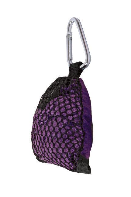 BasicNature Mini Towel Πετσέτα Ταξιδιού από Μικροΐνα, Μωβ, S
