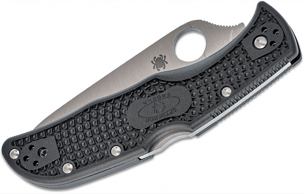 Spyderco Endela Lightweight μαχαίρι τσέπης 7cm, μαύρο FRN