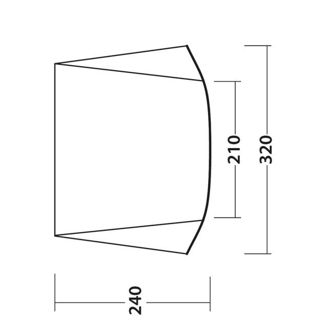 Outwell Touring Canopy Σκίαστρο Αυτοκινήτου