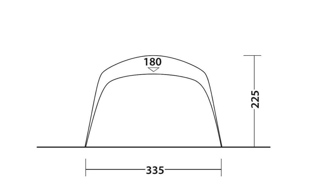 Outwell Air Shelter Σύνδεσμος Σκηνής Πρόσθετο Κάλυμμα