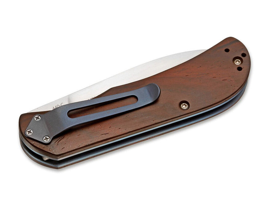 BÖKER® Exskelibur II Μαχαίρι Τσέπης 7 cm, Ξύλο Cocobolo, Τιτάνιο