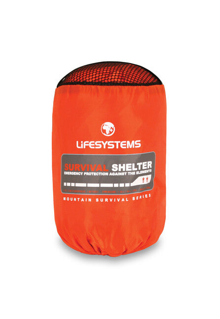 Lifesystems Ultralight Survival Shelter 2 υπερελαφρύ αδιάβροχο καταφύγιο για άτομα 45x140x90x45 cm