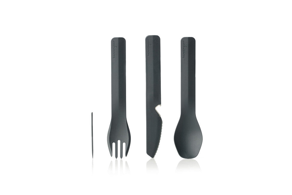 Humangear GoBites TRIO Σκεύη Φαγητού, Γκρι