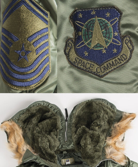 Mil-Tec N-2B CORINGTH Μπουφάν Πιλότου με Κουκούλα, Sage Green