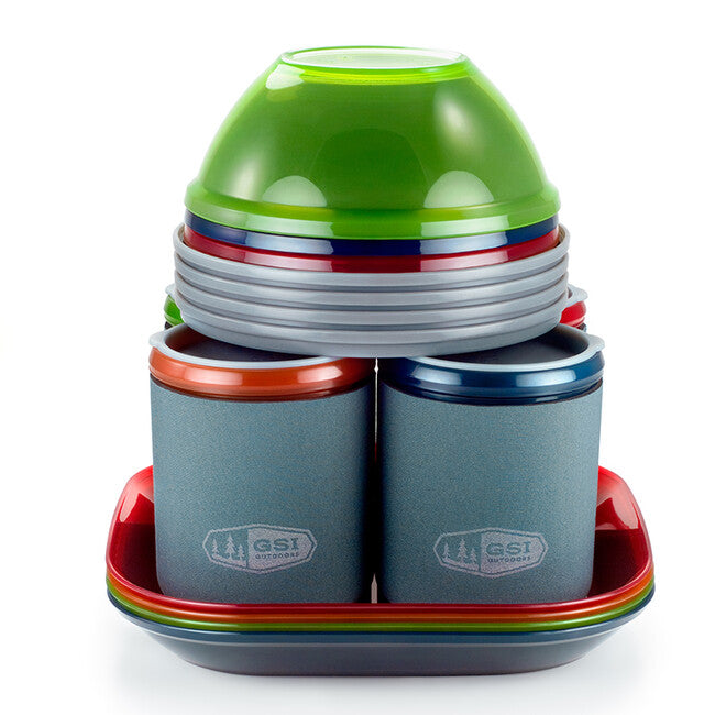 GSI Outdoors Infinity σετ σκευών Deluxe για 4 άτομα Multicolor