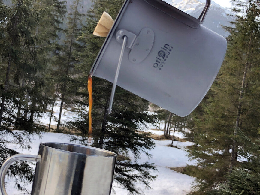 Origin Outdoors Titanium French Press 3 σε 1 750 ml