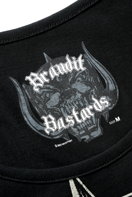 Brandit Motörhead Αμάνικο Μπλουζάκι Warpig, Μαύρο