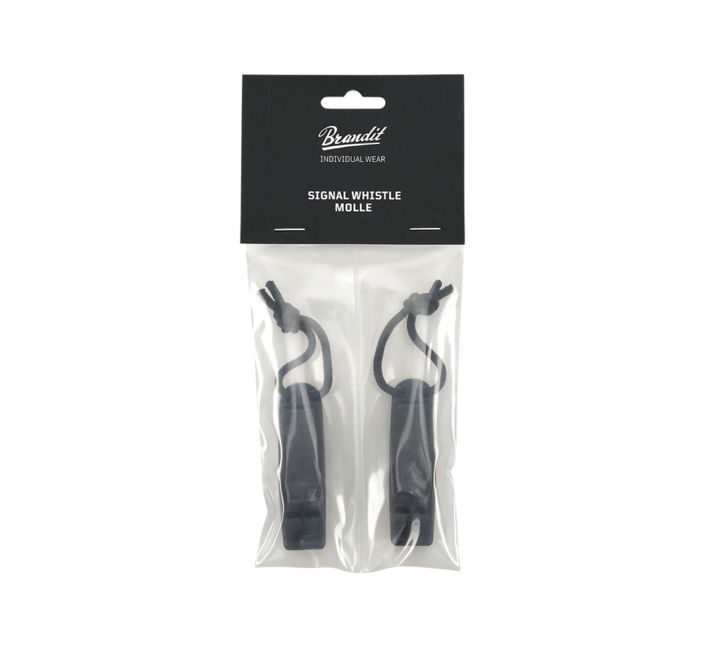 Brandit MOLLE Σφυρίχτρα Σήματος 2 pack, μαύρο