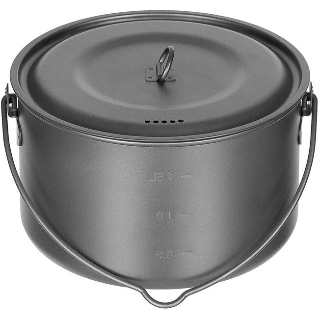 Fox Outdoor Τιτάνιο Κατσαρόλα με Καπάκι, περ. 1,95 L