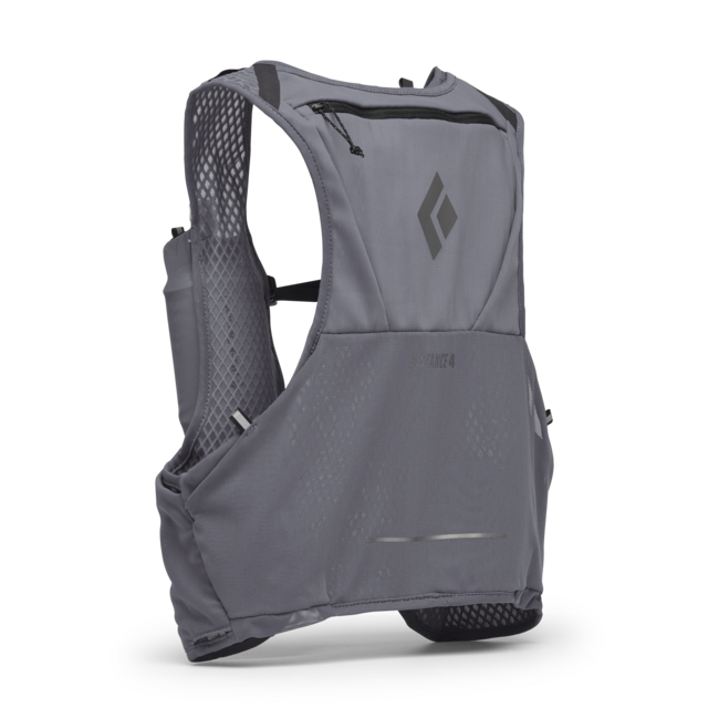 Black Diamond Distance 4 γιλέκο ύδρευσης για τρέξιμο, carbon