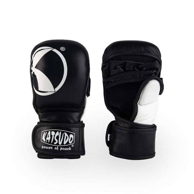 Katsudo Revenge Γάντια MMA, μαύρο λευκό