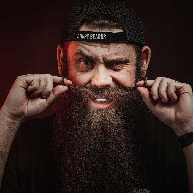 ANGRY BEARDS Beardroids Συμπλήρωμα Διατροφής - Βιταμίνες για Ανάπτυξη Μουστακιού 60 τεμ.