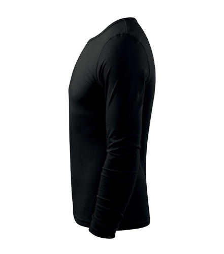 Malfini Fit-T μπλουζάκι με μακρύ μανίκι 160g/m2, μαύρο